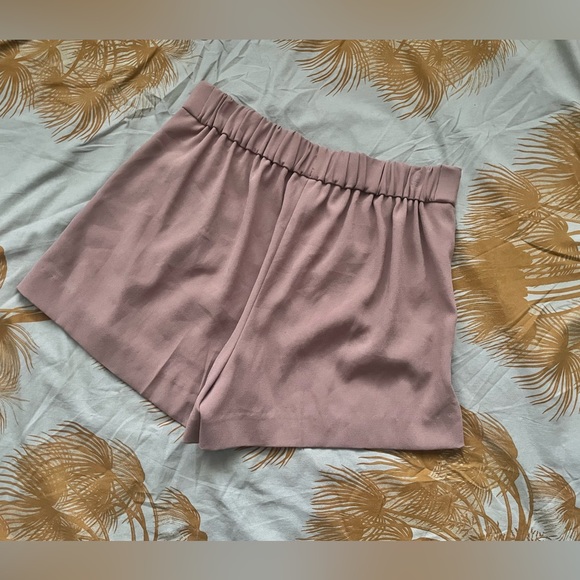 Babaton mauve/taupe dressy pleated short S - Picture 2 of 2